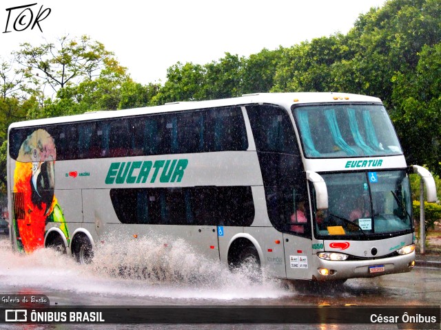 Eucatur - Empresa União Cascavel de Transportes e Turismo 4550 na cidade de Belo Horizonte, Minas Gerais, Brasil, por César Ônibus. ID da foto: 11721996.