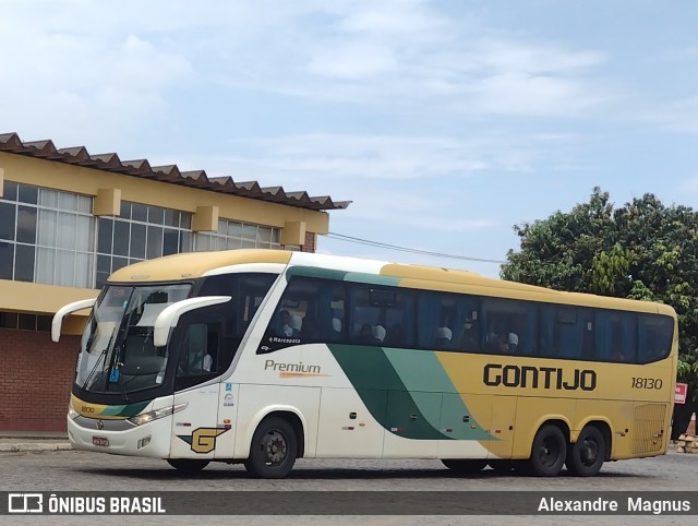 Empresa Gontijo de Transportes 18130 na cidade de Vitória da Conquista, Bahia, Brasil, por Alexandre  Magnus. ID da foto: 11722761.