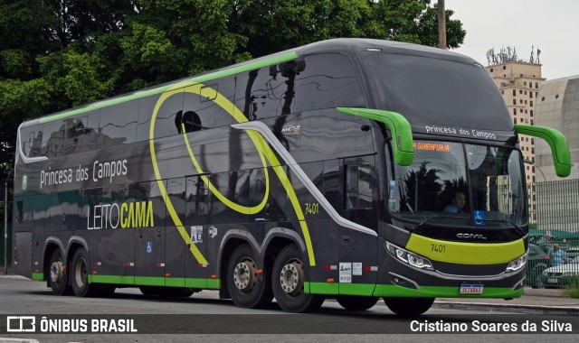 Expresso Princesa dos Campos 7401 na cidade de São Paulo, São Paulo, Brasil, por Cristiano Soares da Silva. Número da foto: #11725201.