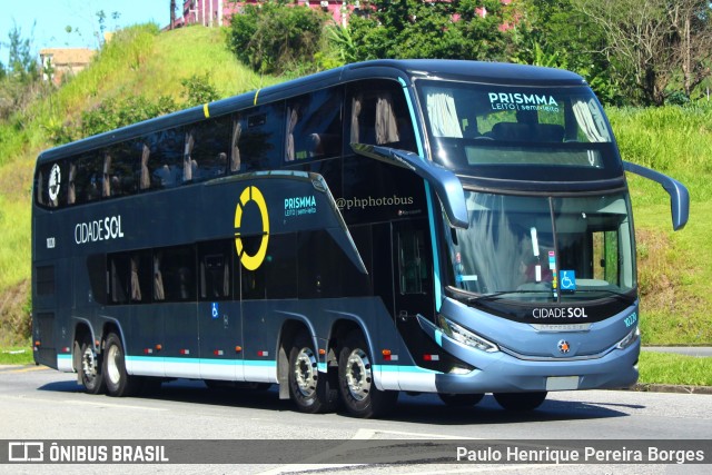 Viação Cidade Sol 10220 na cidade de Barra do Piraí, Rio de Janeiro, Brasil, por Paulo Henrique Pereira Borges. Número da foto: #11724518.