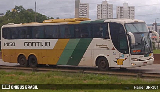 Empresa Gontijo de Transportes 14150 na cidade de Betim, Minas Gerais, Brasil, por Hariel BR-381. ID da foto: 11724692.