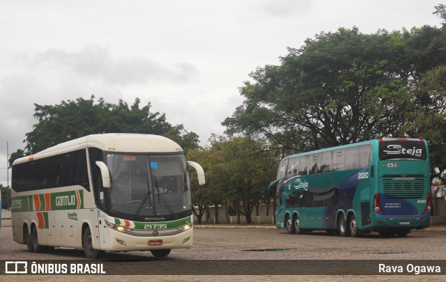 Empresa Gontijo de Transportes 21735 na cidade de Vitória da Conquista, Bahia, Brasil, por Rava Ogawa. ID da foto: 11724732.