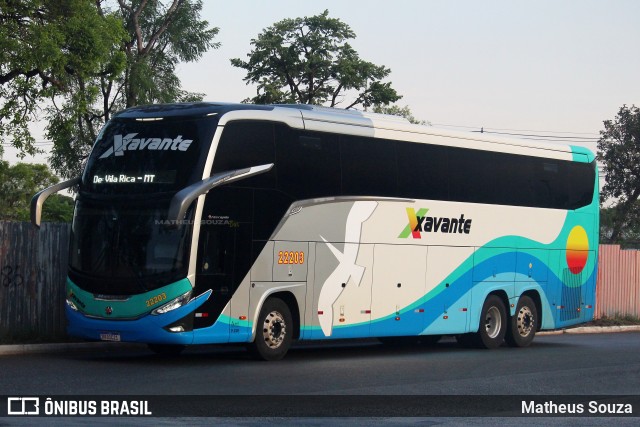 Viação Xavante 22203 na cidade de Brasília, Distrito Federal, Brasil, por Matheus Souza. Número da foto: #11725956.