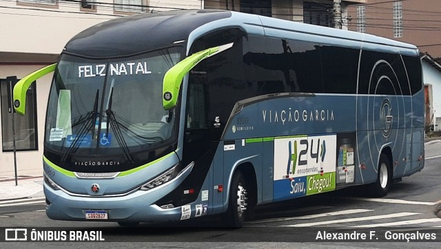 Viação Garcia 82069 na cidade de Balneário Camboriú, Santa Catarina, Brasil, por Alexandre F.  Gonçalves. Número da foto: #11725620.