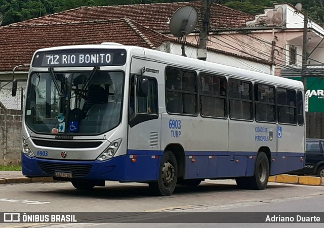 Turb Petrópolis > Turp -Transporte Urbano de Petrópolis 6903 na cidade de Petrópolis, Rio de Janeiro, Brasil, por Adriano Duarte. ID da foto: 11724657.