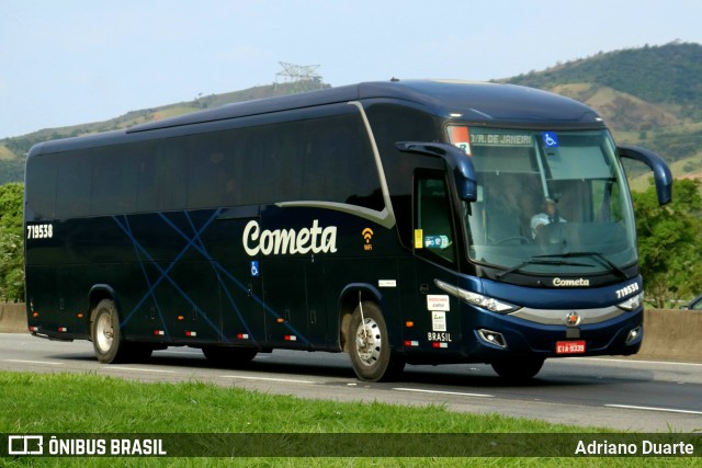 Viação Cometa 719538 na cidade de Roseira, São Paulo, Brasil, por Adriano Duarte. ID da foto: 11724582.