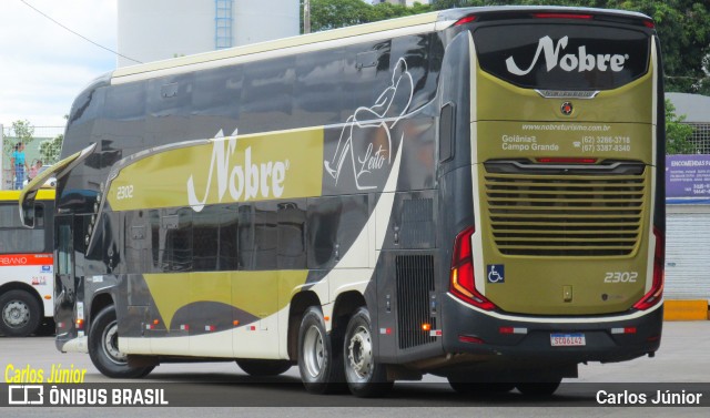 Nobre Transporte Turismo 2302 na cidade de Goiânia, Goiás, Brasil, por Carlos Júnior. ID da foto: 11724998.