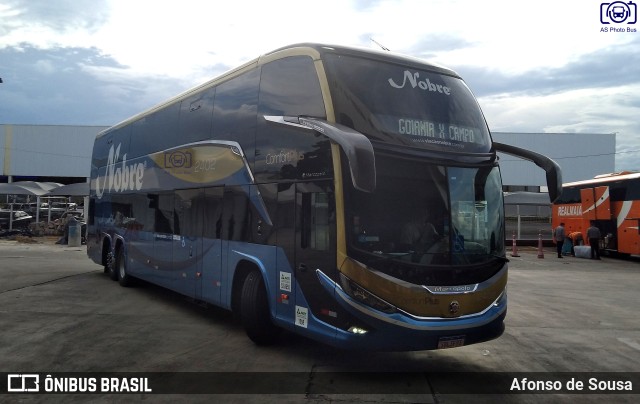 Nobre Transporte Turismo 2402 na cidade de Goiânia, Goiás, Brasil, por Afonso de Sousa. ID da foto: 11723712.