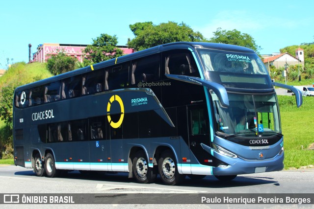 Viação Cidade Sol 10230 na cidade de Barra do Piraí, Rio de Janeiro, Brasil, por Paulo Henrique Pereira Borges. Número da foto: #11724526.