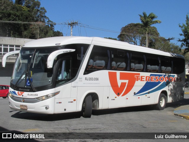 Viação Teresópolis RJ 203.056 na cidade de Teresópolis, Rio de Janeiro, Brasil, por Luiz Guilherme. Número da foto: #11724355.