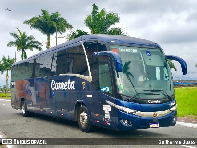 Viação Cometa 719640 na cidade de Praia Grande, São Paulo, Brasil, por Guilherme Justo. ID da foto: 11727245.