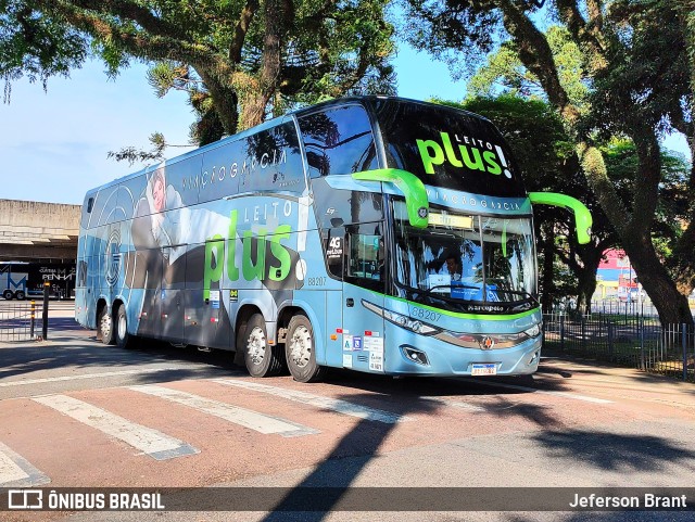 Viação Garcia 88207 na cidade de Curitiba, Paraná, Brasil, por Jeferson Brant. ID da foto: 11728126.