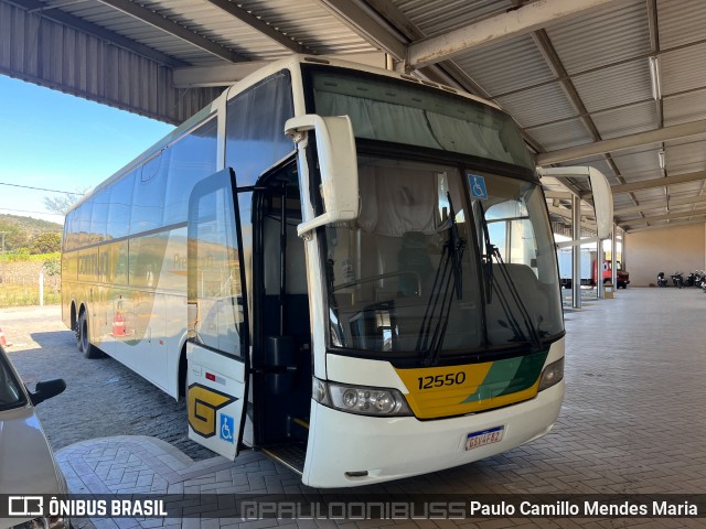 Empresa Gontijo de Transportes 12550 na cidade de Roseira, São Paulo, Brasil, por Paulo Camillo Mendes Maria. Número da foto: #11727969.