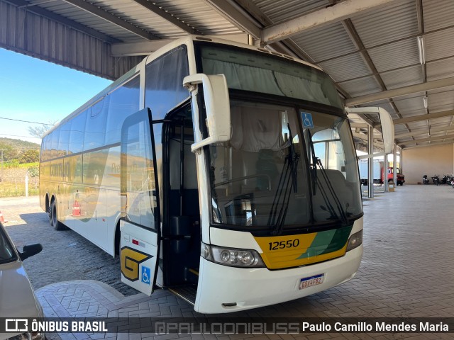 Empresa Gontijo de Transportes 12550 na cidade de Roseira, São Paulo, Brasil, por Paulo Camillo Mendes Maria. ID da foto: 11727969.