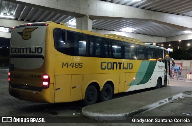 Empresa Gontijo de Transportes 14485 na cidade de Aracaju, Sergipe, Brasil, por Gladyston Santana Correia. ID da foto: 11728145.