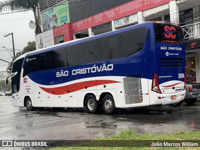 Viação São Cristóvão 3000 na cidade de Divinópolis, Minas Gerais, Brasil, por João Marcos William. ID da foto: 11727921.