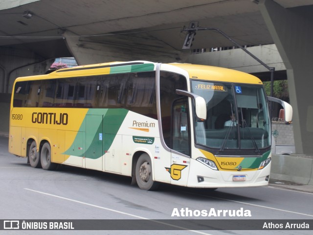 Empresa Gontijo de Transportes 15080 na cidade de Belo Horizonte, Minas Gerais, Brasil, por Athos Arruda. ID da foto: 11728307.