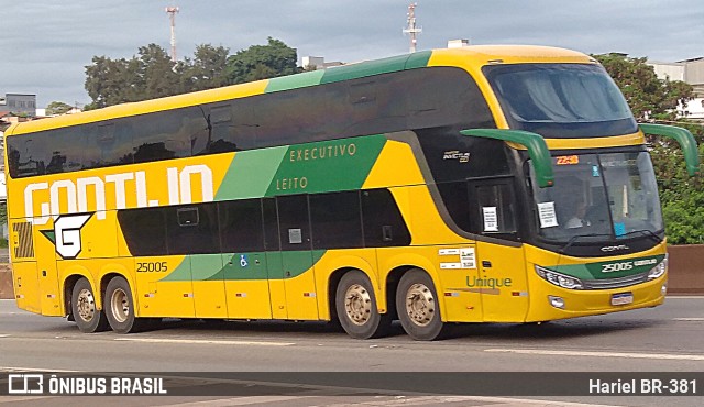 Empresa Gontijo de Transportes 25005 na cidade de Betim, Minas Gerais, Brasil, por Hariel BR-381. ID da foto: 11727144.