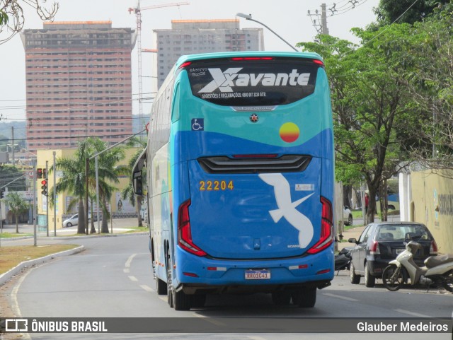 Viação Xavante 22204 na cidade de Goiânia, Goiás, Brasil, por Glauber Medeiros. ID da foto: 11728683.