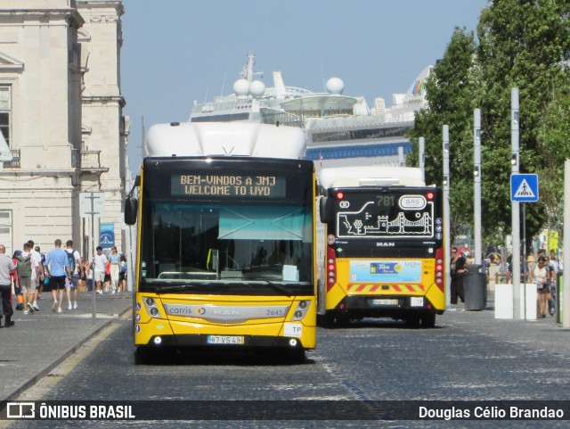 Companhia Carris de Ferro de Lisboa 2645 na cidade de Lisbon, Lisbon, Portugal, por Douglas Célio Brandao. Número da foto: #11727336.