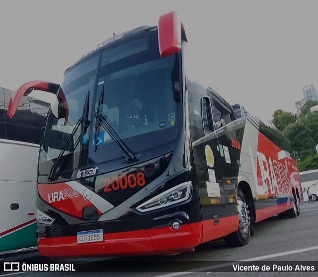 Lirabus 20008 na cidade de Aparecida, São Paulo, Brasil, por Vicente de Paulo Alves. Número da foto: #11728089.