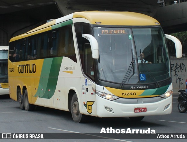 Empresa Gontijo de Transportes 19240 na cidade de Belo Horizonte, Minas Gerais, Brasil, por Athos Arruda. ID da foto: 11726427.