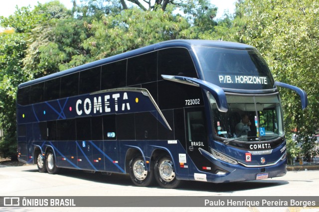 Viação Cometa 723002 na cidade de São Paulo, São Paulo, Brasil, por Paulo Henrique Pereira Borges. ID da foto: 11728012.