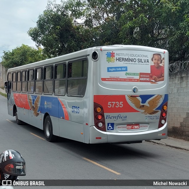 BBTT - Benfica Barueri Transporte e Turismo 5735 na cidade de Jandira, São Paulo, Brasil, por Michel Nowacki. ID da foto: 11727095.