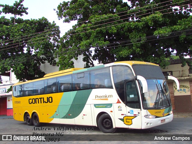 Empresa Gontijo de Transportes 17090 na cidade de Pirapora, Minas Gerais, Brasil, por Andrew Campos. ID da foto: 11727379.