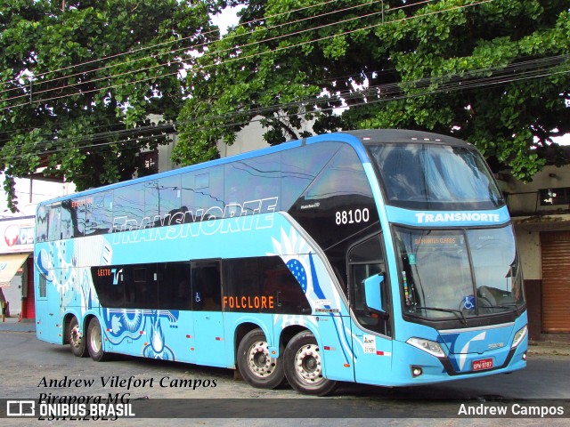 Transnorte - Transporte e Turismo Norte de Minas 88100 na cidade de Pirapora, Minas Gerais, Brasil, por Andrew Campos. Número da foto: #11727381.