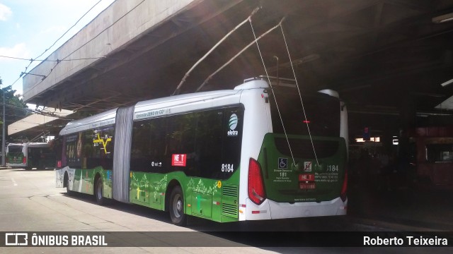 Next Mobilidade - ABC Sistema de Transporte 8184 na cidade de São Paulo, São Paulo, Brasil, por Roberto Teixeira. ID da foto: 11730041.