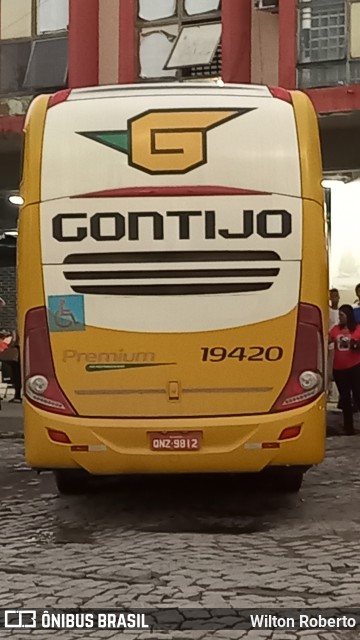 Empresa Gontijo de Transportes 19420 na cidade de Governador Valadares, Minas Gerais, Brasil, por Wilton Roberto. Número da foto: #11730648.