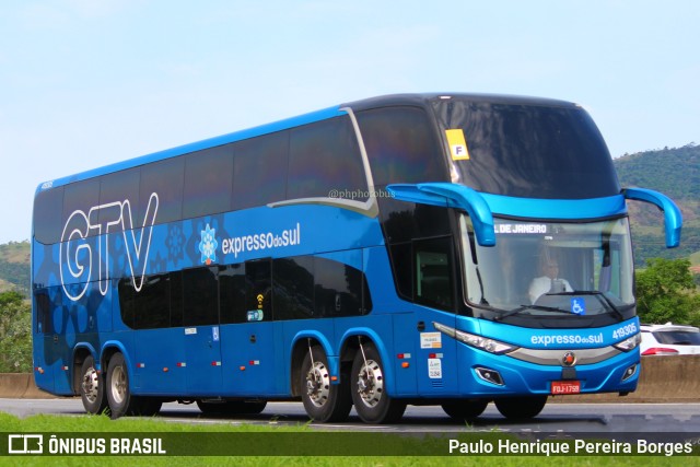 Expresso do Sul 419305 na cidade de Roseira, São Paulo, Brasil, por Paulo Henrique Pereira Borges. Número da foto: #11730704.