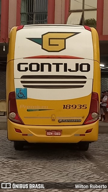 Empresa Gontijo de Transportes 18935 na cidade de Governador Valadares, Minas Gerais, Brasil, por Wilton Roberto. Número da foto: #11730655.