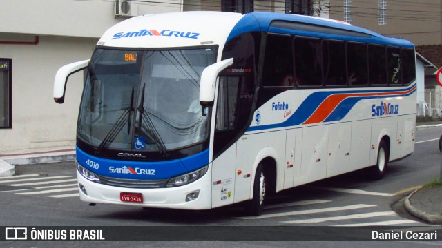 VUSC - Viação União Santa Cruz 4010 na cidade de Balneário Camboriú, Santa Catarina, Brasil, por Daniel Cezari. Número da foto: #11729437.