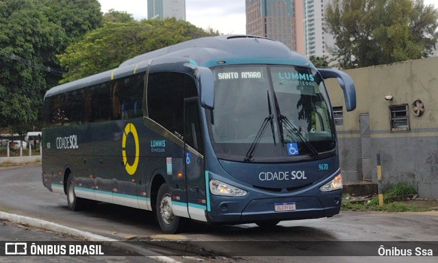 Viação Cidade Sol 9670 na cidade de Salvador, Bahia, Brasil, por Ônibus Ssa. ID da foto: 11729065.