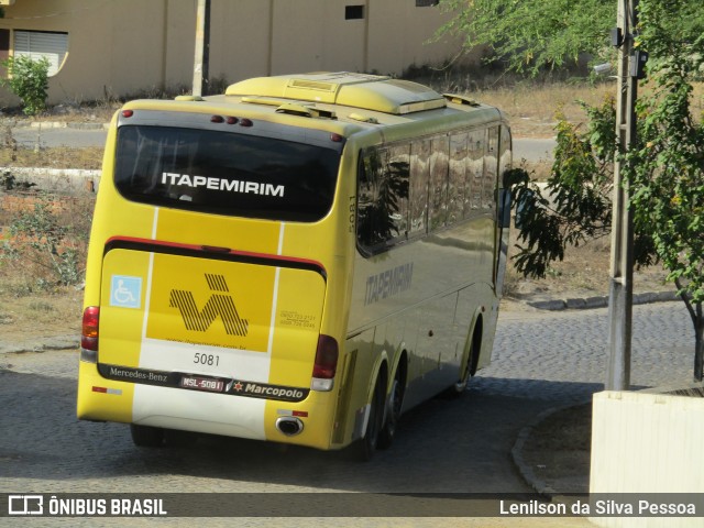 Viação Itapemirim 5081 na cidade de Caruaru, Pernambuco, Brasil, por Lenilson da Silva Pessoa. Número da foto: #11730839.