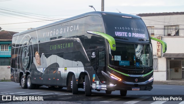 Viação Garcia 86049 na cidade de Joinville, Santa Catarina, Brasil, por Vinicius Petris. ID da foto: 11728817.