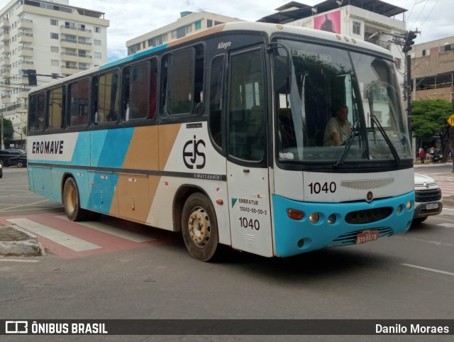 Transporte Coletivo Eromave 1040 na cidade de Muriaé, Minas Gerais, Brasil, por Danilo Moraes. ID da foto: 11729286.