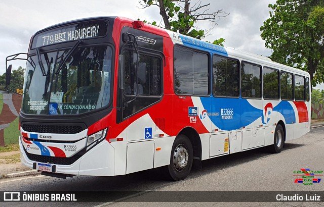 Viação Pavunense B32666 na cidade de Rio de Janeiro, Rio de Janeiro, Brasil, por Claudio Luiz. Número da foto: #11730139.