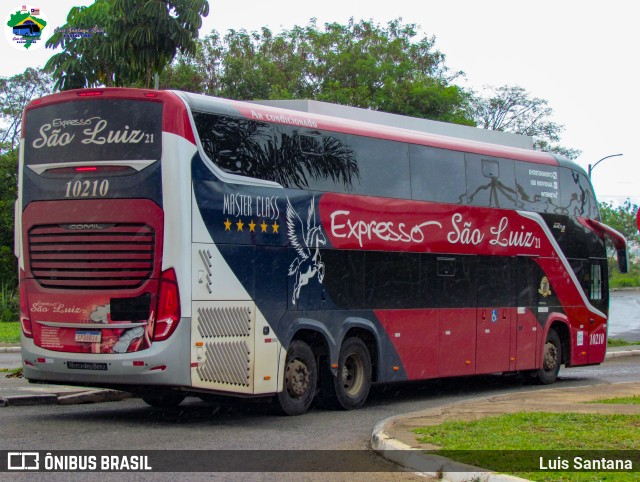 Expresso São Luiz 10210 na cidade de Brasília, Distrito Federal, Brasil, por Luis Santana. Número da foto: #11728851.