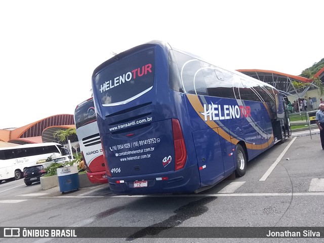 Helenotur 4906 na cidade de Aparecida, São Paulo, Brasil, por Jonathan Silva. ID da foto: 11730574.