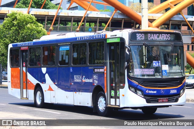 Viação Ideal B28504 na cidade de Rio de Janeiro, Rio de Janeiro, Brasil, por Paulo Henrique Pereira Borges. Número da foto: #11730745.