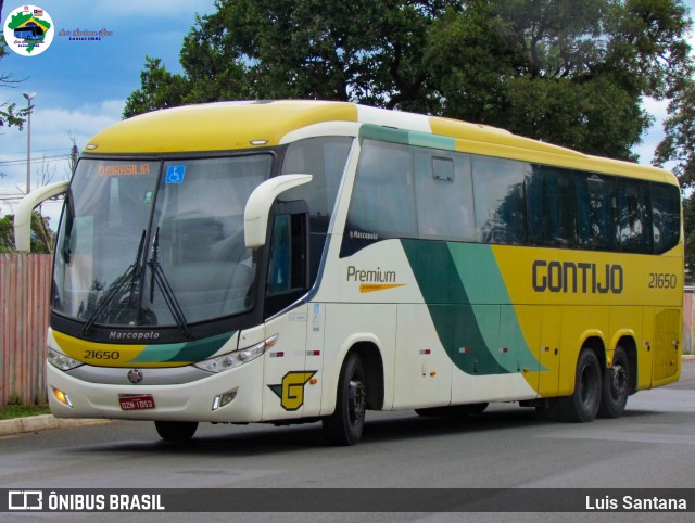 Empresa Gontijo de Transportes 21650 na cidade de Brasília, Distrito Federal, Brasil, por Luis Santana. ID da foto: 11728838.