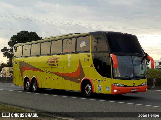 AGT Turismo e Locações 7709 na cidade de Lorena, São Paulo, Brasil, por João Felipe. ID da foto: 11730244.