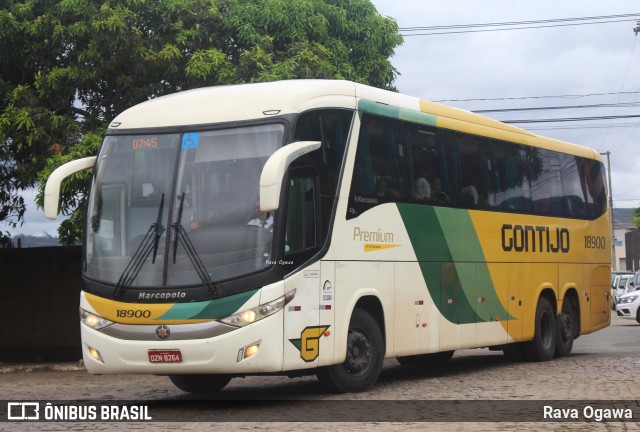 Empresa Gontijo de Transportes 18900 na cidade de Vitória da Conquista, Bahia, Brasil, por Rava Ogawa. ID da foto: 11730419.