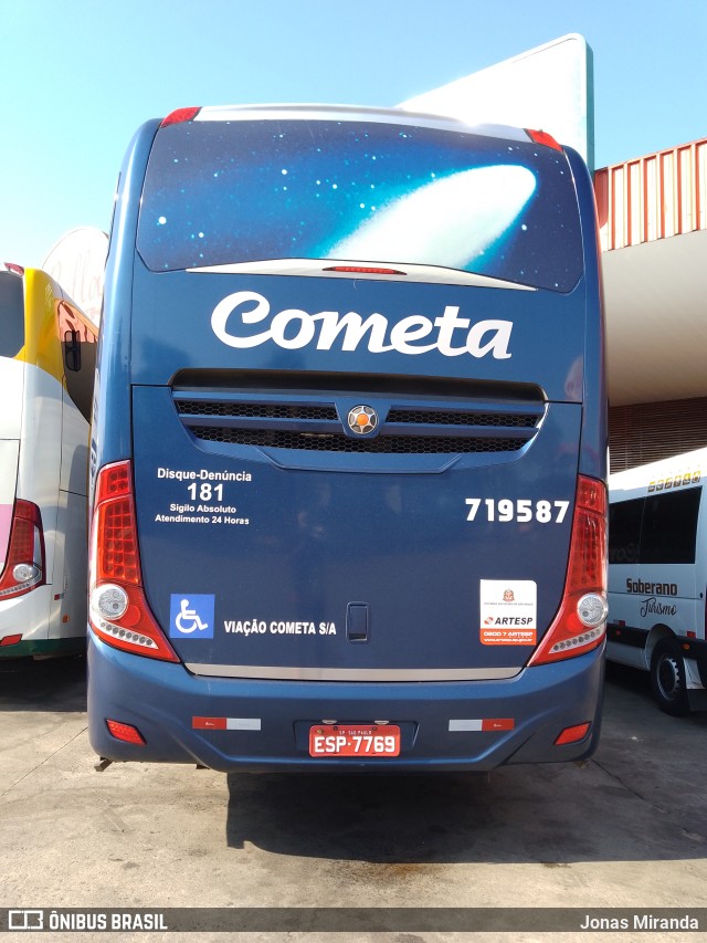 Viação Cometa 719587 na cidade de Pirassununga, São Paulo, Brasil, por Jonas Miranda. Número da foto: #11729863.