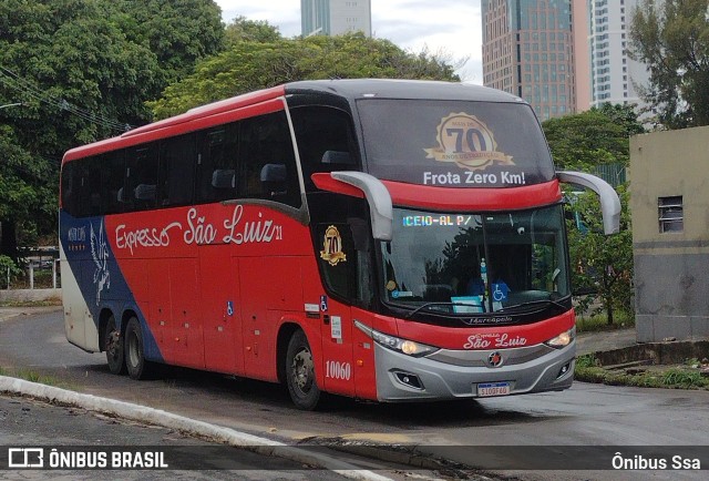 Expresso São Luiz 10060 na cidade de Salvador, Bahia, Brasil, por Ônibus Ssa. Número da foto: #11729059.