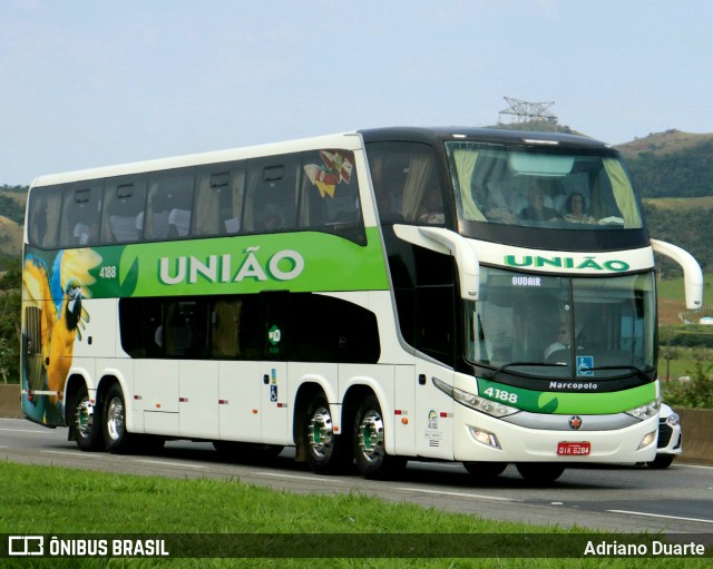 Empresa União de Transportes 4188 na cidade de Roseira, São Paulo, Brasil, por Adriano Duarte. Número da foto: #11729171.