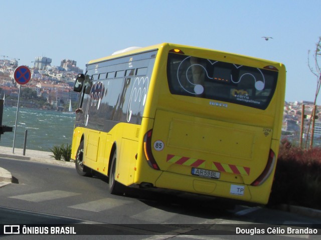 TST - Transportes Sul do Tejo 2294 na cidade de Almada, Setúbal, Portugal, por Douglas Célio Brandao. ID da foto: 11733333.